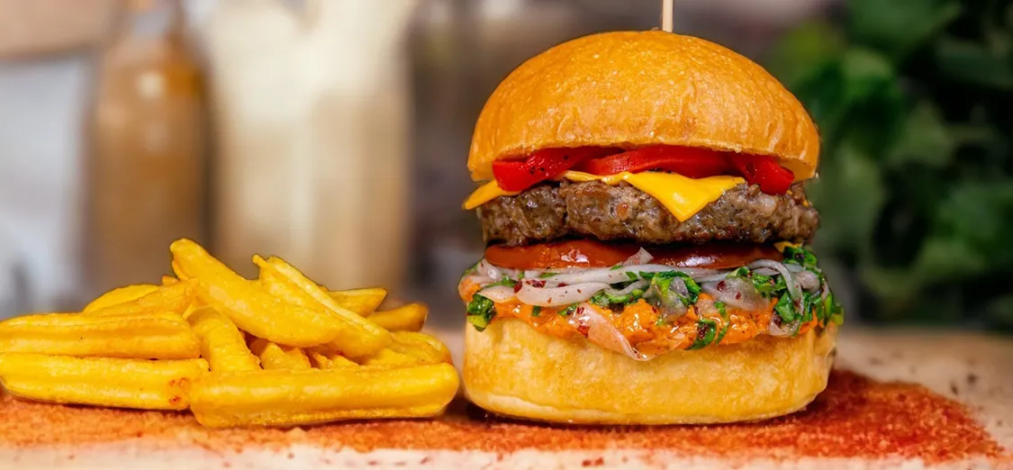 Hamburger Menü 150gr